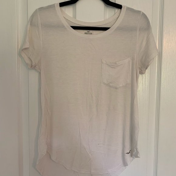 Hollister White T-Shirt Size XS - Picture 1 of 2